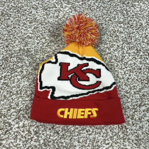 Kansas City Chiefs Beanie Hat Cap Mens One Size Red NFL Football Ultra Game Knit