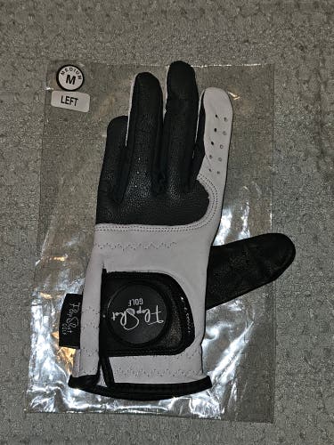 Size Youth Medium - White/Black Junior Left Hand Golf