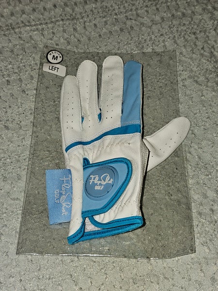 Size Youth Medium - White/Blue Junior Left Hand Golf