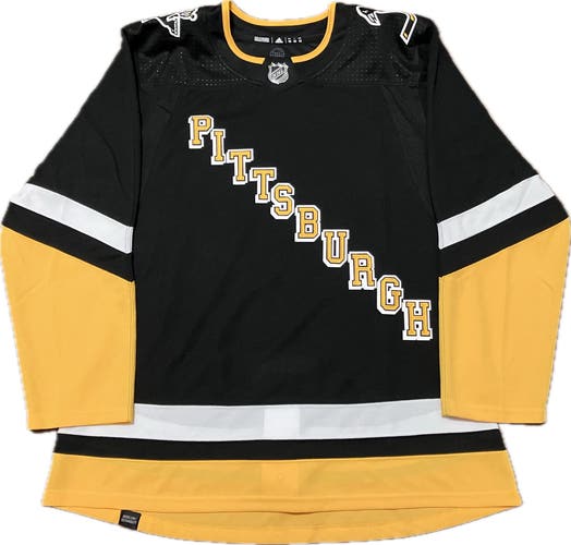 Pittsburgh Penguins Blank Alternate Adidas NHL Hockey Jersey Size 52