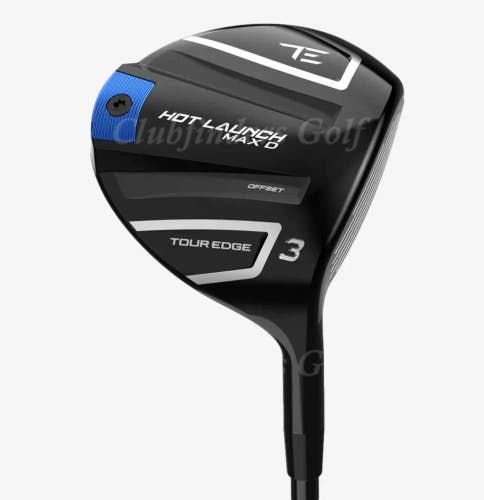 NEW Tour Edge '26 Hot Launch MAX D Offset Fairway Wood 7 Ascent 50 Regular w/ HC