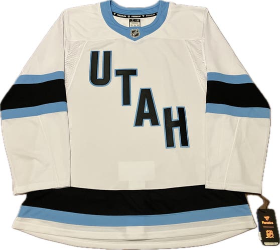 NWT Utah Mammoth Inaugural Season Blank Away Fanatics NHL Hockey Jersey Size 54