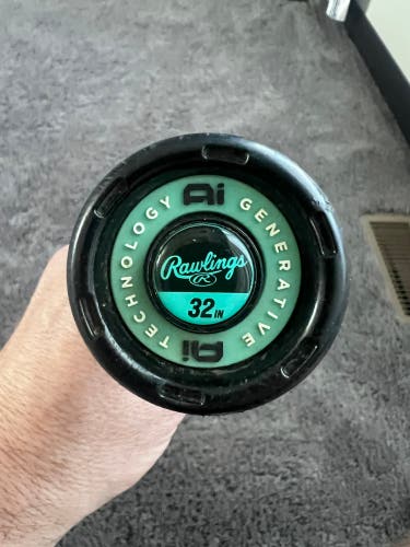 2025 Rawlings Mach AI Alloy BBCOR Certified Bat (-3) 29 oz 32" (Used)