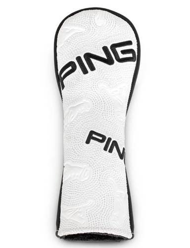 PING 2025 White Icon Pingman Players Rescue Hybrid Headcover NEW!