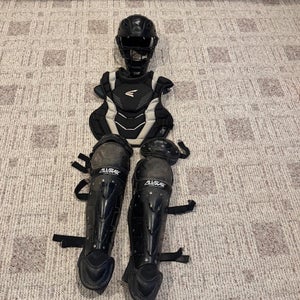Black/Gray Easton Catcher's Set (Used)
