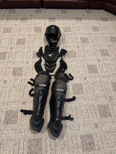 Black/Gray Easton Catcher's Set (Used)