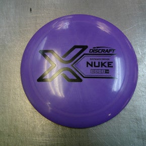 Used Discraft X NUKE Disc Golf Driver Purple 11339-S000198814