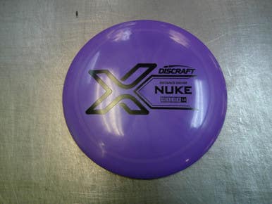 Used Discraft X NUKE Disc Golf Driver Purple 11339-S000198814