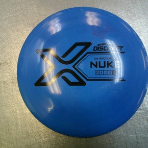 Used Discraft X NUKE Disc Golf Driver Royal Blue 11339-S000198804