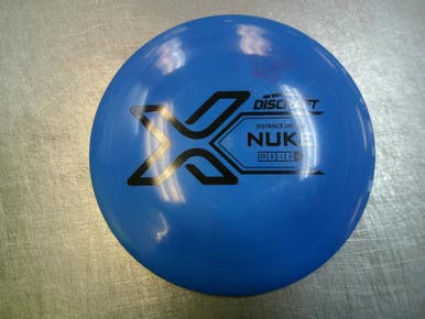 Used Discraft X NUKE Disc Golf Driver Royal Blue 11339-S000198804