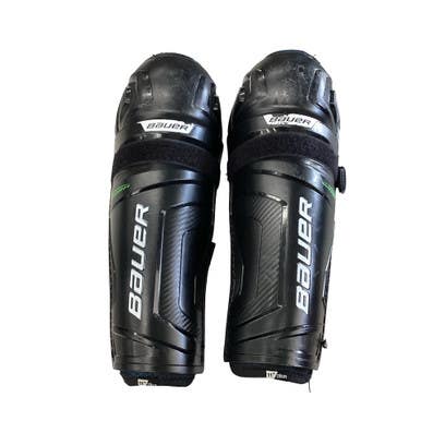 Used Bauer SHIN GUARDS Junior Shin Guards Black 11" 11760-S000087897