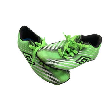 Used Umbro Soccer Cleats Neon Green Junior 01.5 11760-S000087883