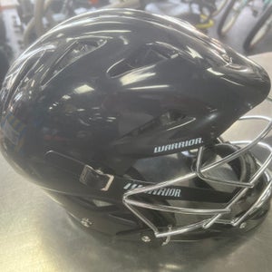 Used Warrior HELMET Lacrosse Helmet Black One Size 11497-S000155462