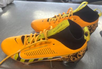 Used Nike LAX Cleats Mens Orange Senior 10 11497-S000155463