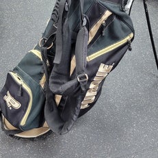 Used PURDUE ORGANIZER Mens Stand Bag Black 11497-C000155437