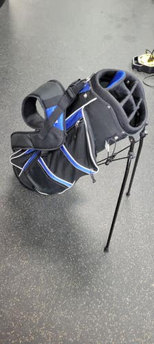 Used Itech 6 WAY Mens Stand Bag Navy Blue 11497-C000155438