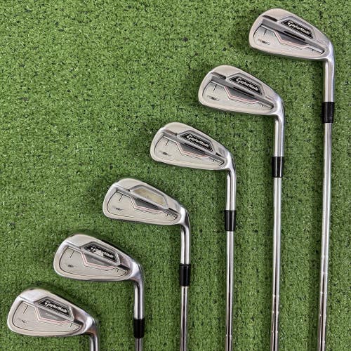 READ Taylormade RSi 2 Iron Set 4-9 KBS Tour 105 Stiff Flex Steel