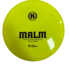 Used Kastaplast K1 MALM Disc Golf Driver Yellow 176g 11692-S000146513