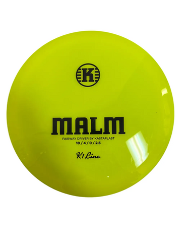 Used Kastaplast K1 MALM Disc Golf Driver Yellow 176g 11692-S000146513