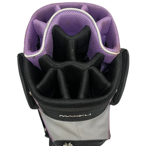 Used Maxfli WOMENS CART Womens Cart Bag Black And Purple 11692-S000146533