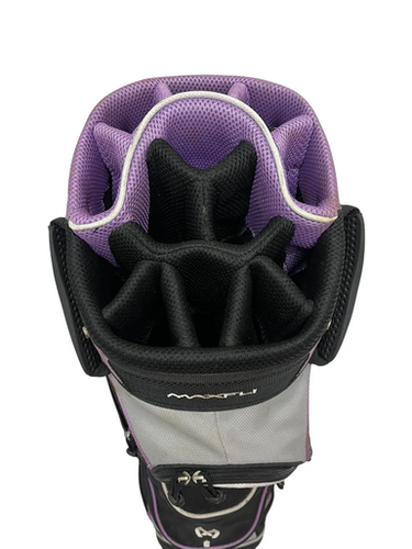 Used Maxfli WOMENS CART Womens Cart Bag Black And Purple 11692-S000146533