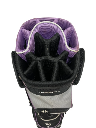 Used Maxfli WOMENS CART Womens Cart Bag Black And Purple 11692-S000146533