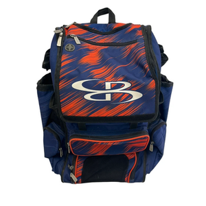 Used BoomBah WHEELED SUPERPACK BB/SB Player Wheeled Bag Royal Blue And Orange 11692-S000146537