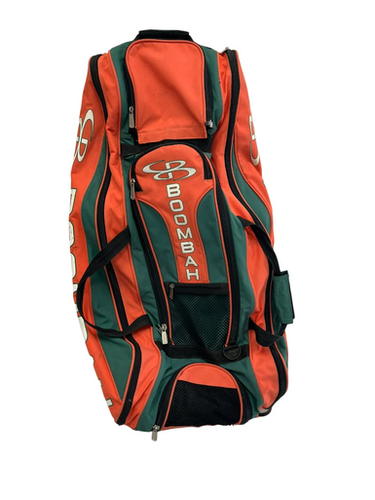 Used BoomBah WHEELED BAG BB/SB Player Wheeled Bag Orange 11692-S000146372