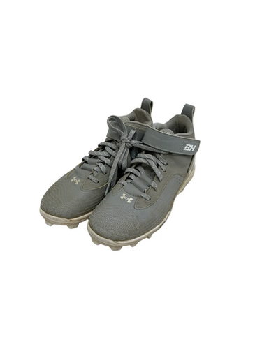 Used Under Armour BH BB/SB Cleats Grey Junior 04 11692-S000146400
