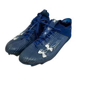 Used Under Armour BLUR Adult FB Cleats Royal Blue Senior 12.5 11692-S000146433