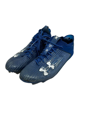 Used Under Armour BLUR Adult FB Cleats Royal Blue Senior 12.5 11692-S000146433