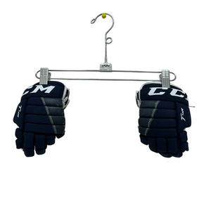 Used CCM T4R Youth Gloves Navy Blue 8" 11692-S000146455