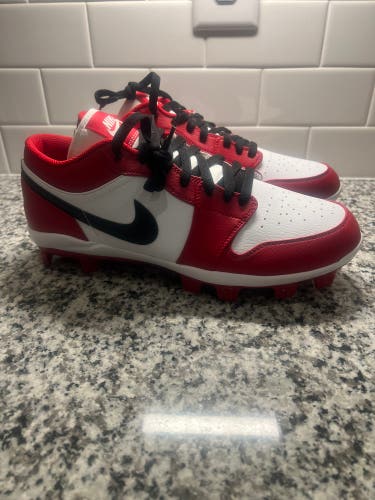 Men’s Size 12 Air Jordan 1 Retro MCS Low Chicago Red Black CJ8524-611