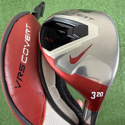 Nike VRS Covert 2.0 3H 20 3 Hybrid Rescue Graphite Kuro Kage Stiff Flex 40.5"