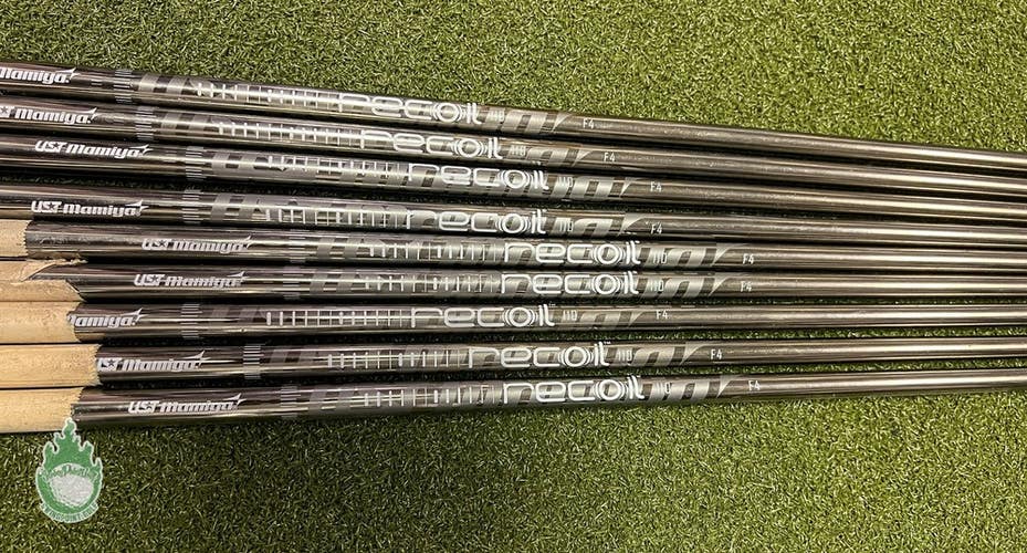 UST Mamiya Recoil 110g F4 5-PW/GW/SW/LW Stiff Flex Graphite Iron Set Shafts