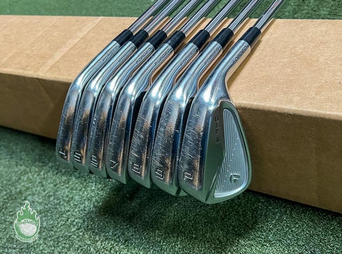 Used TaylorMade P-7MC Forged Irons 4-PW X100 TI Extra Stiff Steel Golf Set
