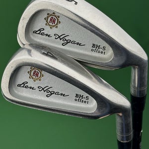 Ben Hogan BH-5 Offset 4, 5 Iron Set Lightweight Graphite Regular Flex Right Hand