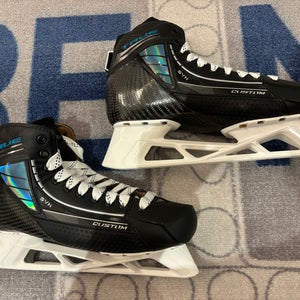 Brand New Pro Stock True SVH Pro Two Piece Goalie Skates Regular Width Size 11 Hildeby