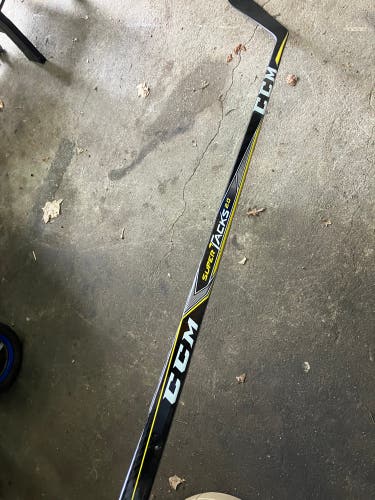 Senior CCM Super Tacks 2.0 Left Hand Hockey Stick Heel Pattern 85 Flex Pro Stock (New)