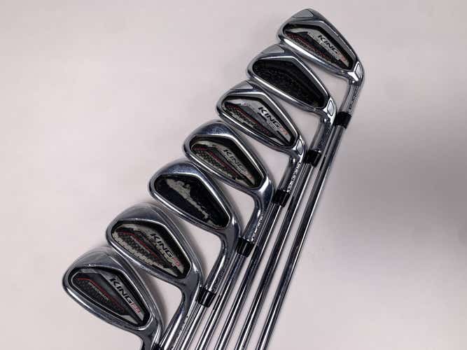 Cobra KING F9 Speedback Iron Set 5-PW+GW KBS Tour 90 Regular Steel Mens RH READ