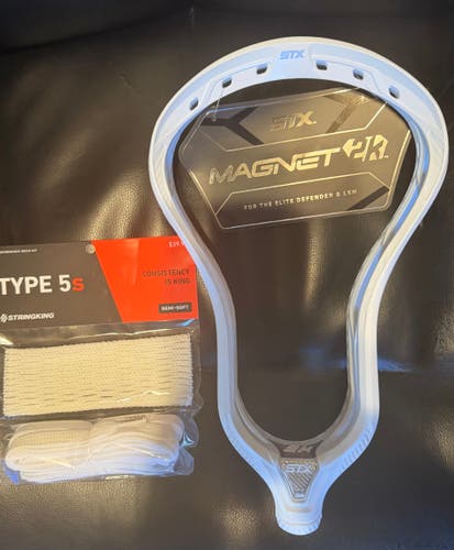 STX  MAGNET 2K LACROSSE HEAD, with STRINGKING 5s semi soft Complete Mesh Kit valued at $39.99!!