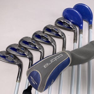 Cobra Fly-Z Womens Iron Set 4-5 Hybrid 6-PW+SW 55g Ladies Graphite Womens RH