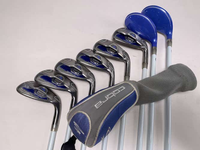 Cobra Fly-Z Womens Iron Set 4-5 Hybrid 6-PW+SW 55g Ladies Graphite Womens RH