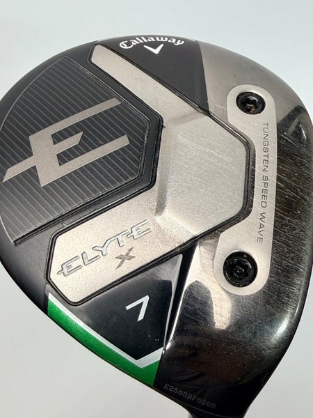 Callaway Elyte X 7 Wood 21 Denali Charcoal 50g 5.5 Regular Flex Winn Grip