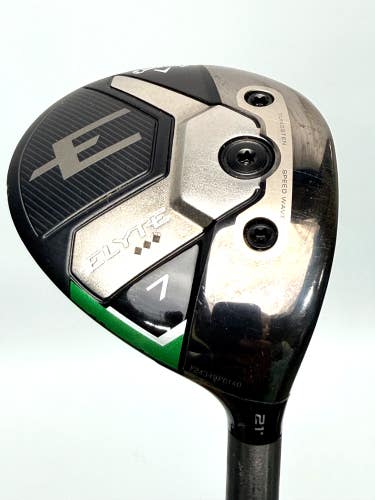 Callaway Elyte Triple Diamond 7 Wood 21 Denali Charcoal 60g Regular Flex