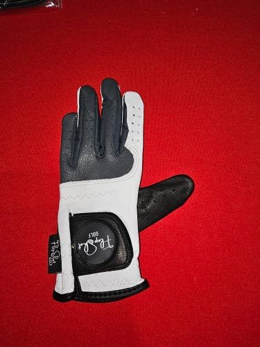 Size Youth Small - White/Black Junior Left Hand Golf