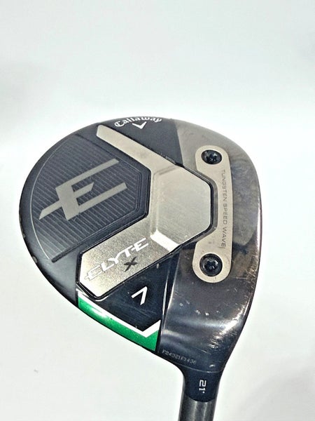 Callaway Elyte X 7 Wood 21 Denali Black Stiff 80g 42" Fairway Wood