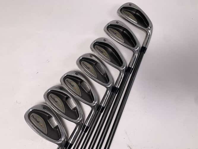 Wilson Pro Staff AD Iron Set 4-PW Progressive Mens Flex Graphite Mens RH