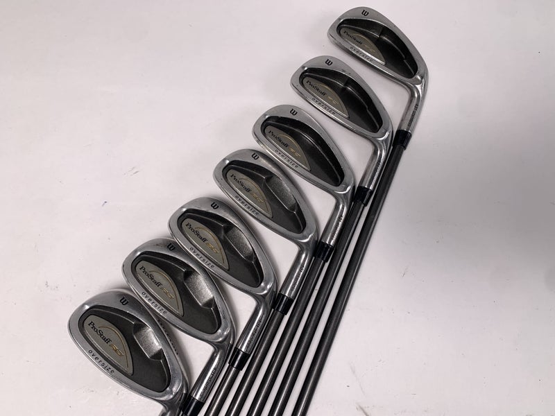 Wilson Pro Staff AD Iron Set 4-PW Progressive Mens Flex Graphite Mens RH