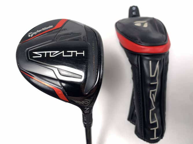 TaylorMade Stealth 7 Fairway Wood 21* Fujikura Ventus Red 5A Senior Mens RH HC